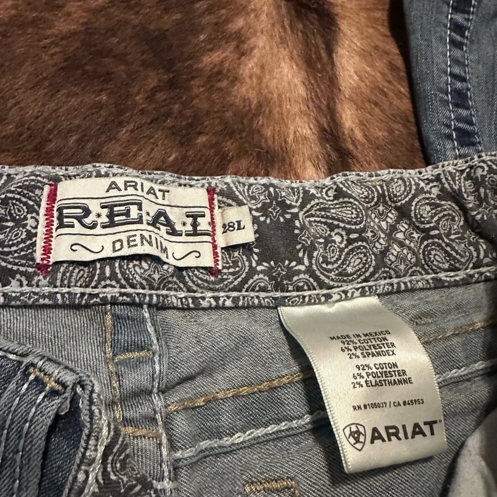 Ariat Women's Blue Boot Cut Jeans - Picture 4 of 6